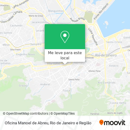 Oficina Manoel de Abreu mapa