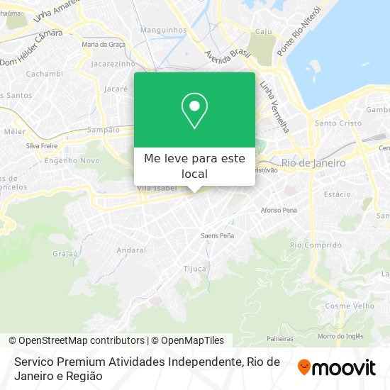 Servico Premium Atividades Independente mapa