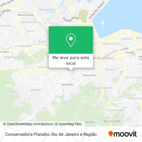 Conservadora Planalto mapa