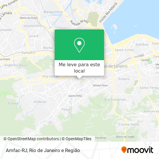 Amfac-RJ mapa