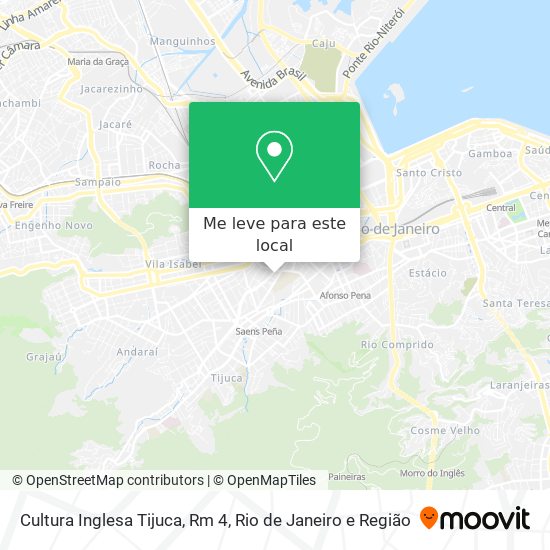 Cultura Inglesa Tijuca, Rm 4 mapa
