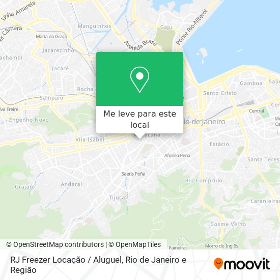 RJ Freezer Locação / Aluguel mapa