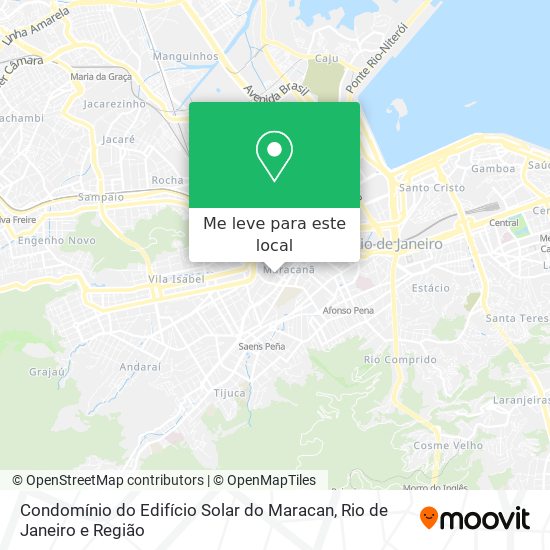 Condomínio do Edifício Solar do Maracan mapa