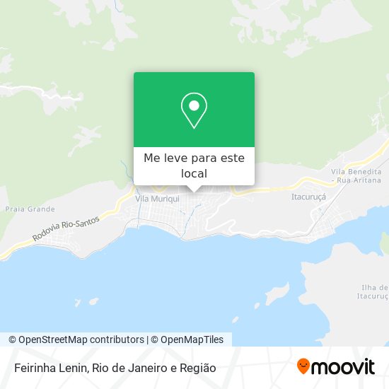 Feirinha Lenin mapa