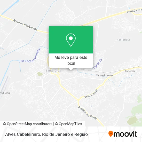 Alves Cabeleireiro mapa