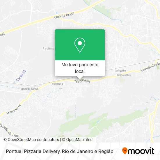 Pontual Pizzaria Delivery mapa