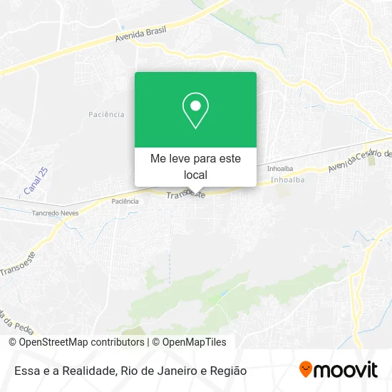 Essa e a Realidade mapa