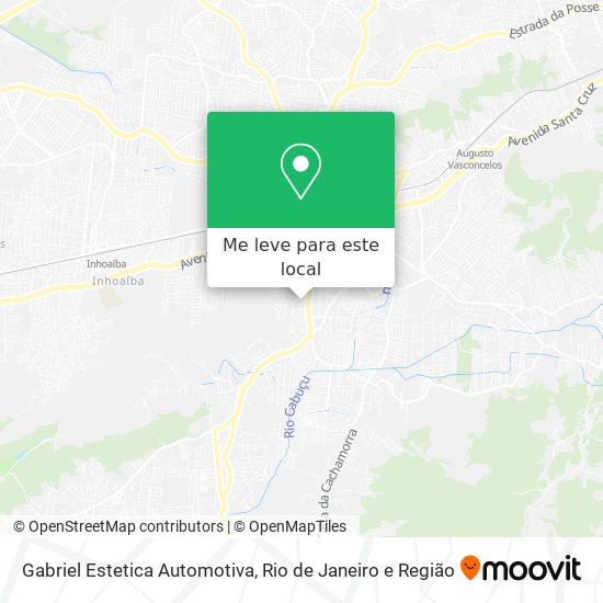 Gabriel Estetica Automotiva mapa