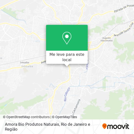 Amora Bio Produtos Naturais mapa