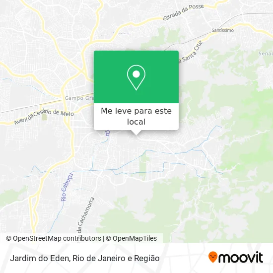 Jardim do Eden mapa