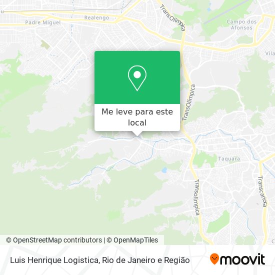 Luis Henrique Logistica mapa