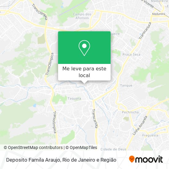 Deposito Famila Araujo mapa