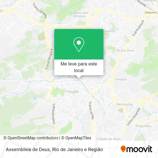 Assembleia de Deus mapa