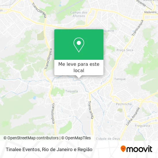 Tinalee Eventos mapa