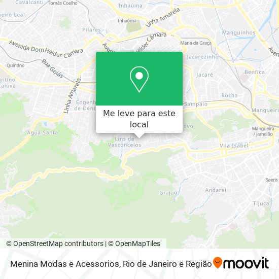 Menina Modas e Acessorios mapa