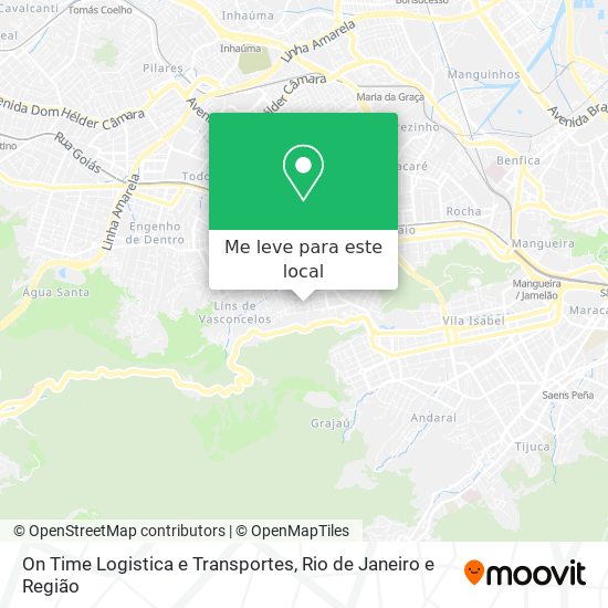 On Time Logistica e Transportes mapa