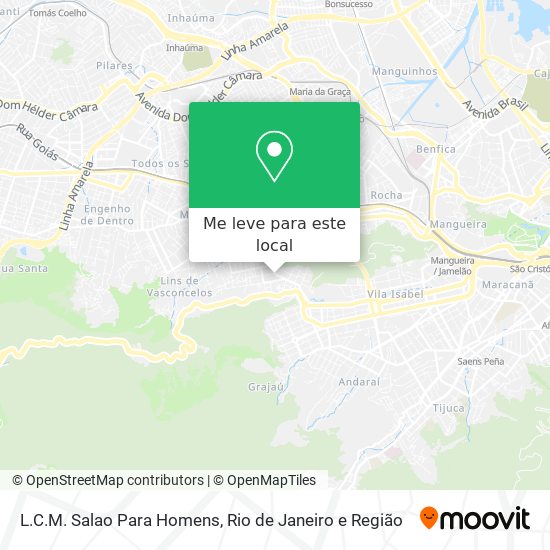 L.C.M. Salao Para Homens mapa