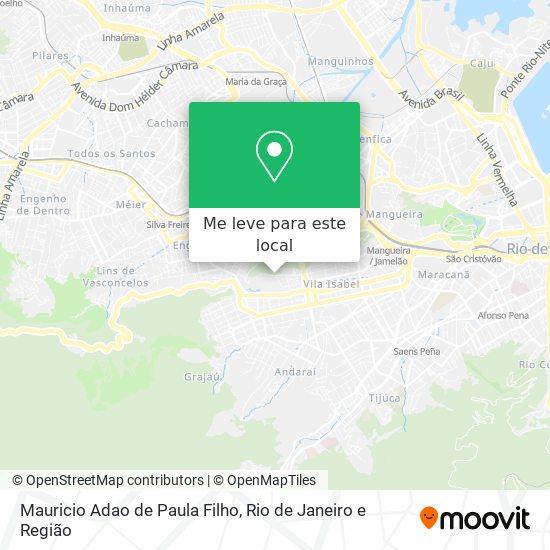 Mauricio Adao de Paula Filho mapa