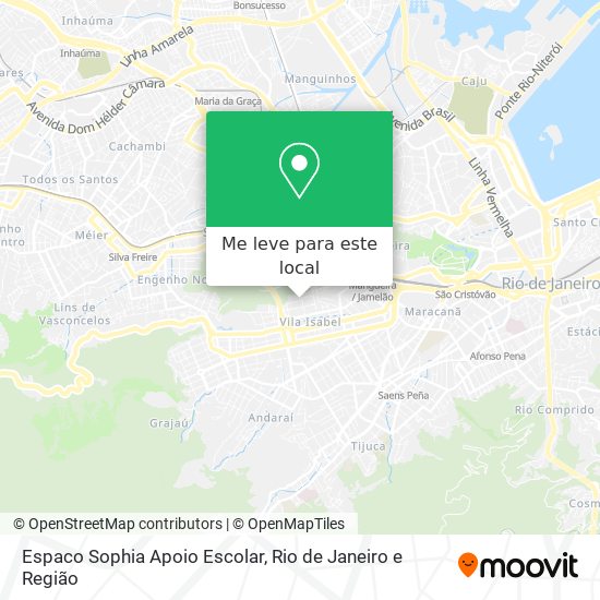 Espaco Sophia Apoio Escolar mapa