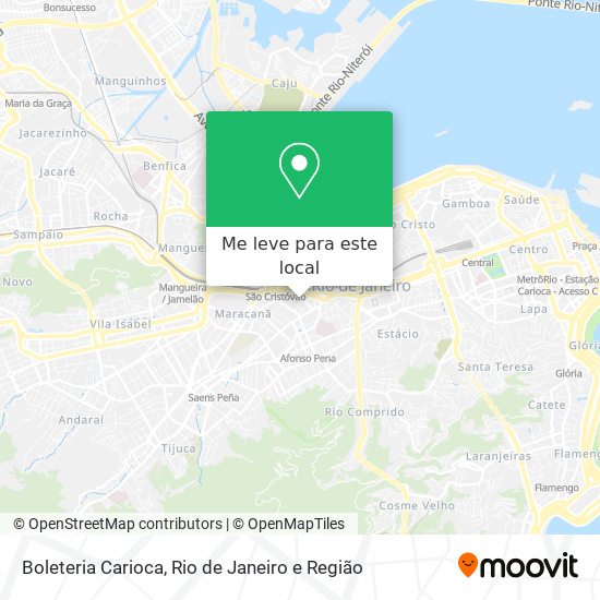 Boleteria Carioca mapa