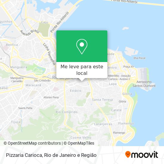 Pizzaria Carioca mapa