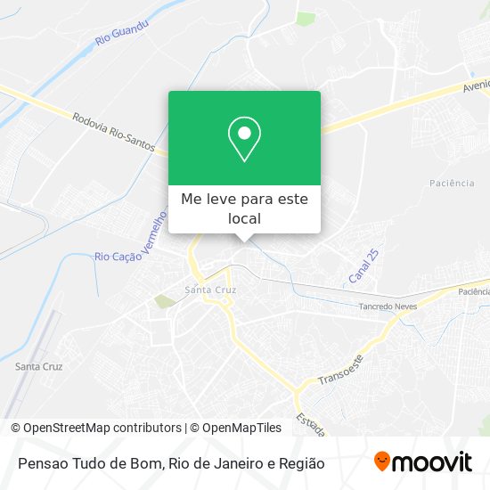 Pensao Tudo de Bom mapa