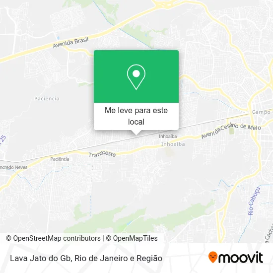 Lava Jato do Gb mapa