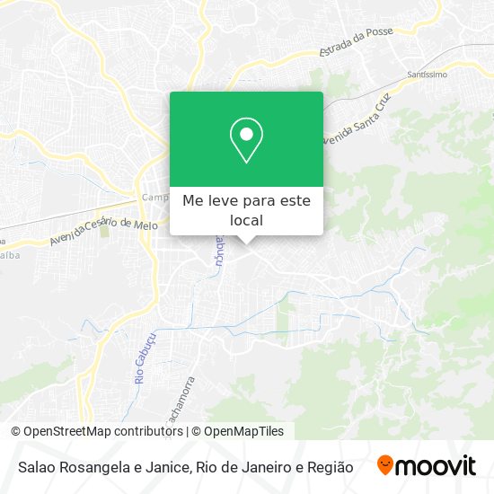 Salao Rosangela e Janice mapa