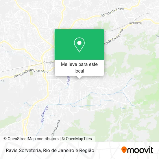 Ravis Sorveteria mapa