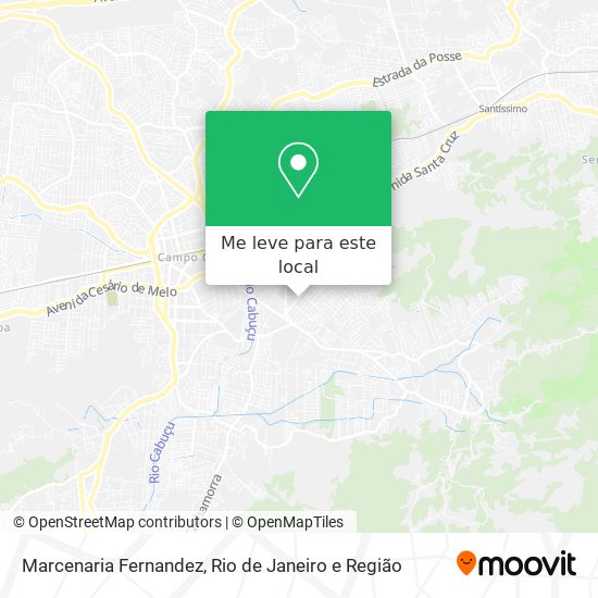 Marcenaria Fernandez mapa
