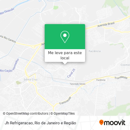 Jh Refrigeracao mapa