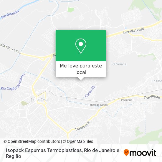 Isopack Espumas Termoplasticas mapa