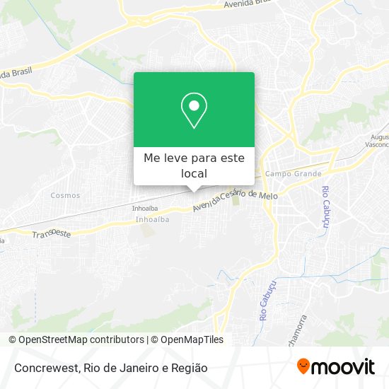 Concrewest mapa