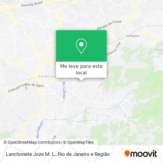 Lanchonete Joze M. L. mapa