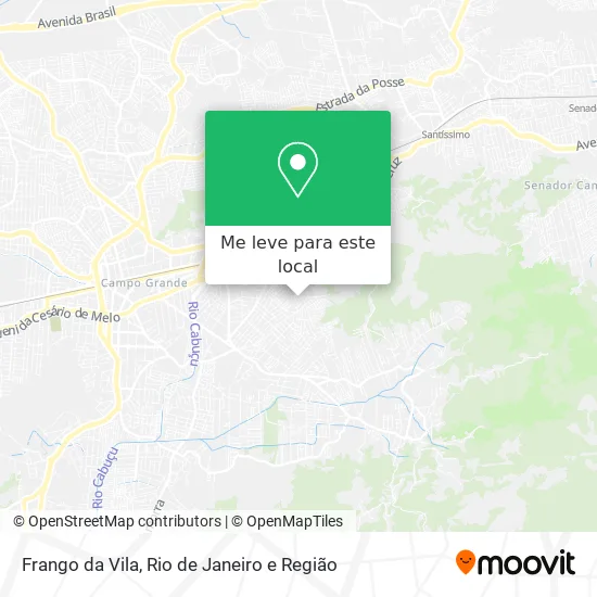 Frango da Vila mapa