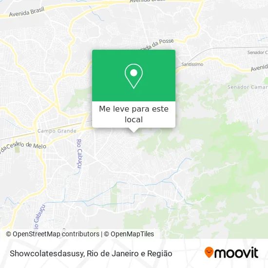 Showcolatesdasusy mapa