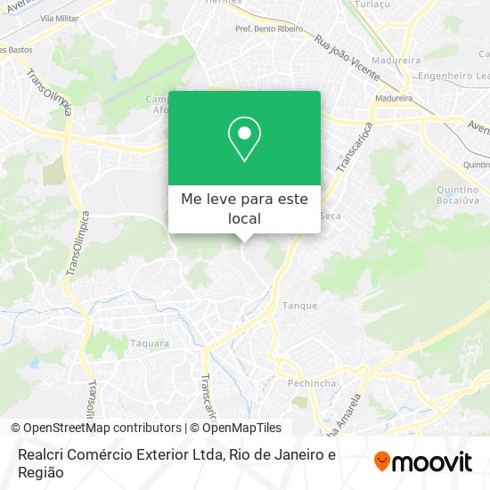 Realcri Comércio Exterior Ltda mapa