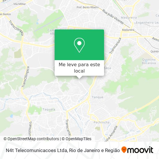 N4t Telecomunicacoes Ltda mapa