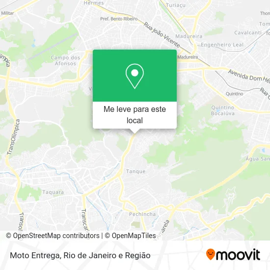 Moto Entrega mapa