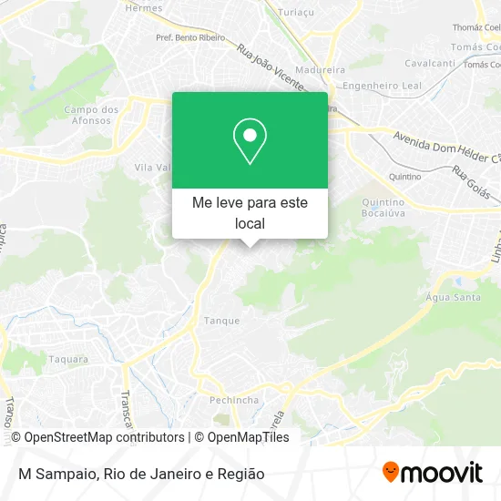 M Sampaio mapa