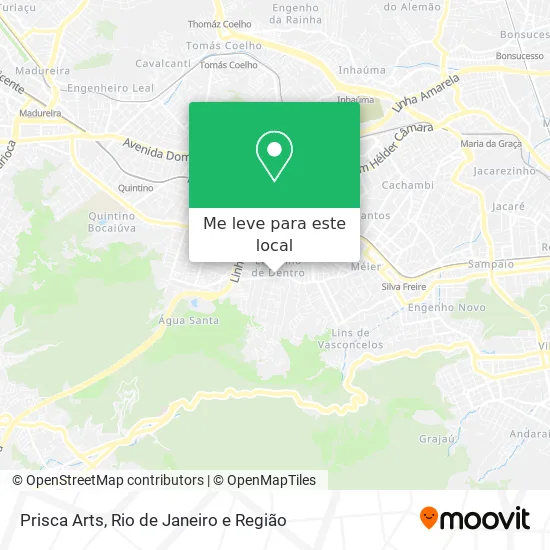 Prisca Arts mapa