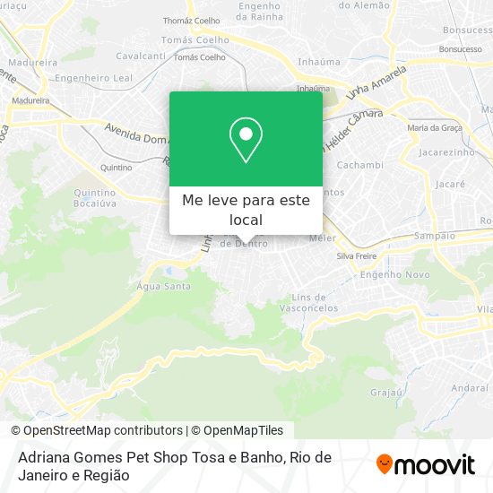 Adriana Gomes Pet Shop Tosa e Banho mapa