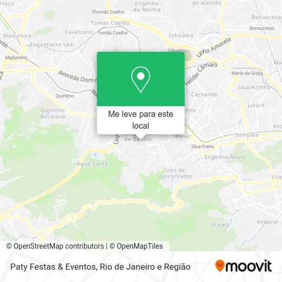 Paty Festas & Eventos mapa