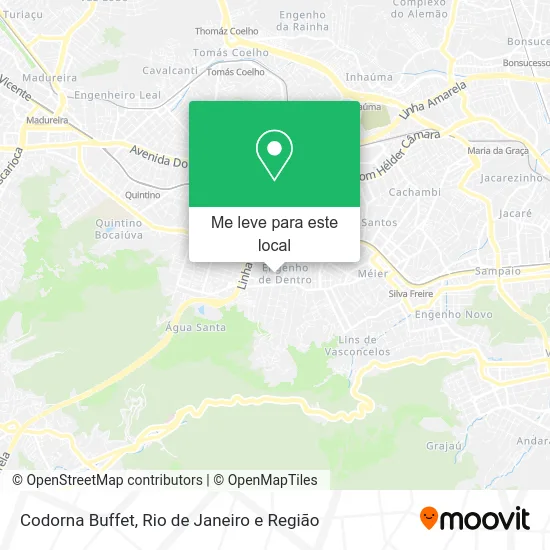Codorna Buffet mapa