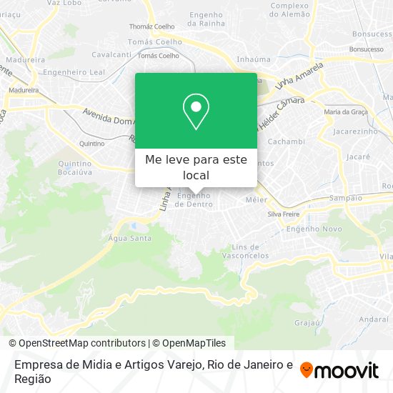 Empresa de Midia e Artigos Varejo mapa