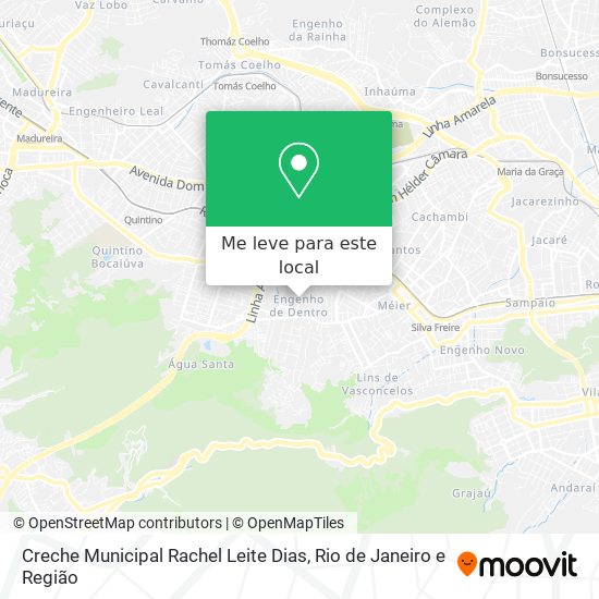 Creche Municipal Rachel Leite Dias mapa