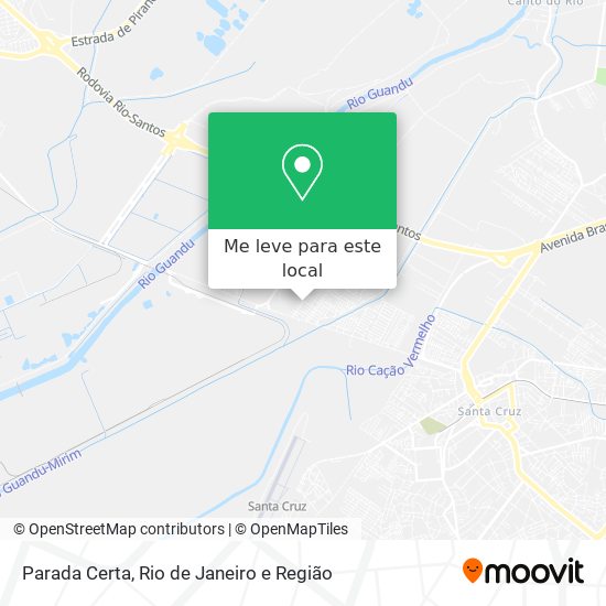 Parada Certa mapa