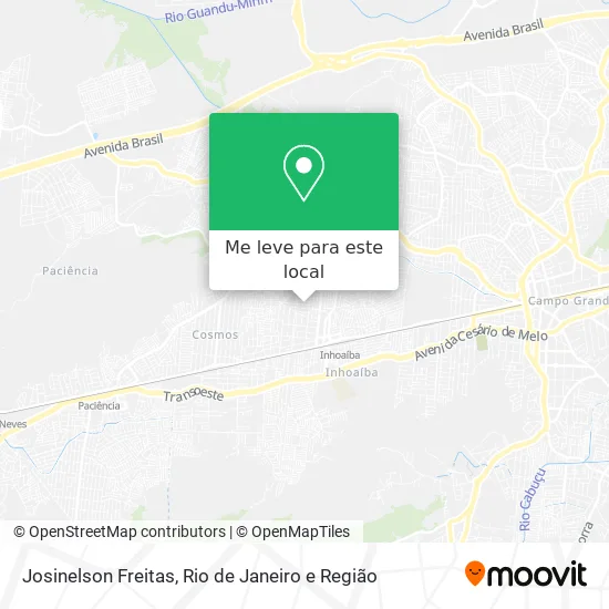 Josinelson Freitas mapa