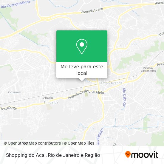 Shopping do Acai mapa