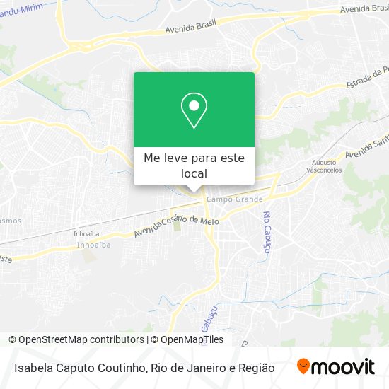 Isabela Caputo Coutinho mapa